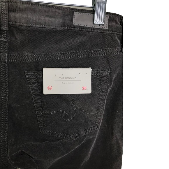 AG Adriano Goldschmied Women's The Legging Super Skinny‎ Jeans Mid-Rise Gray 25R - Picture 6 of 10